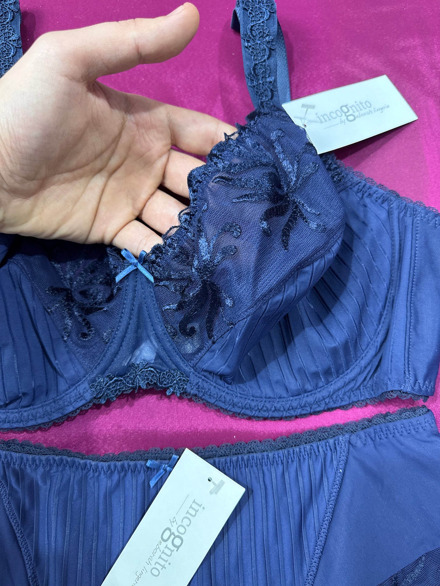 Ensemble incognito 2326 bleu nuit