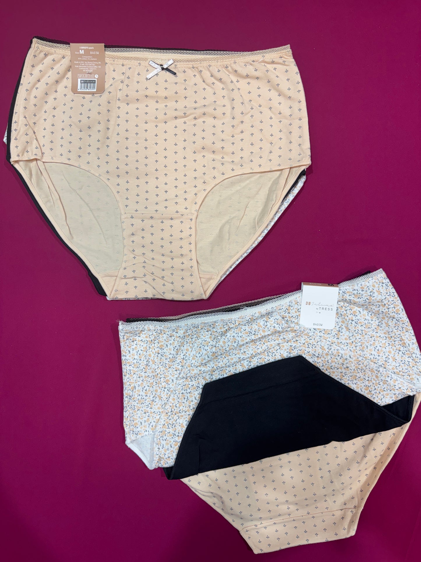 Pack Culotte tress coton