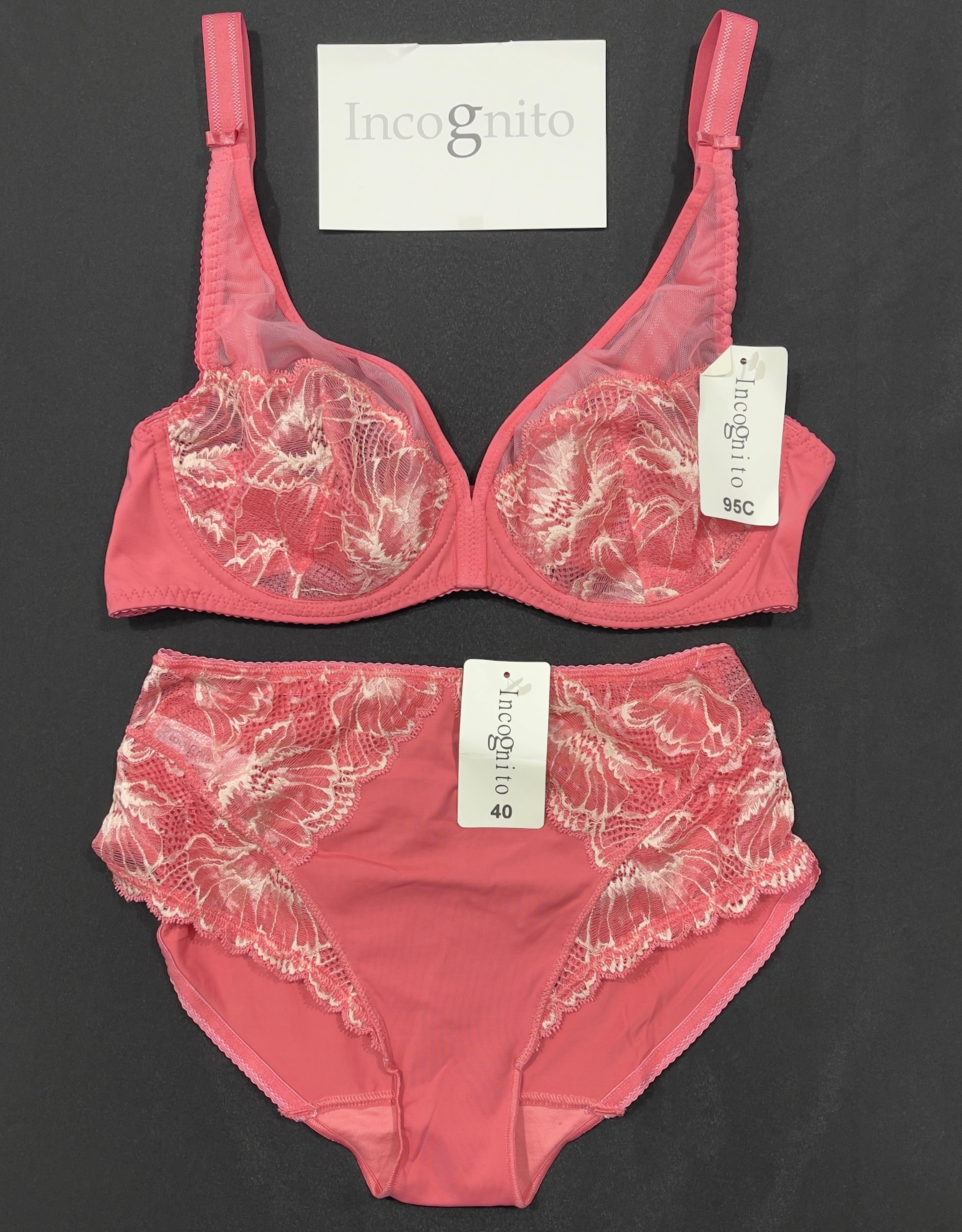 Crop Top Ambiance Apparel Rose Corail - Nœud Dos Ouvert, Taille M