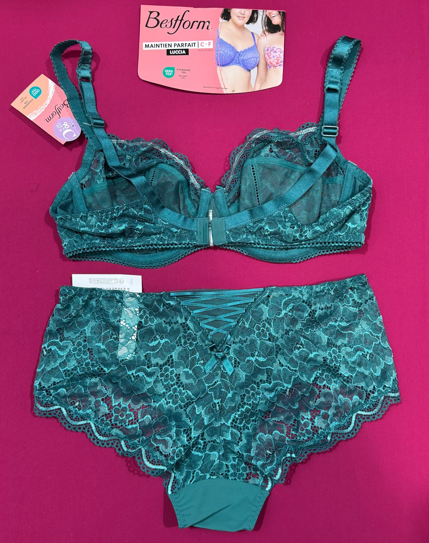 Ensemble Luccia bleuvert