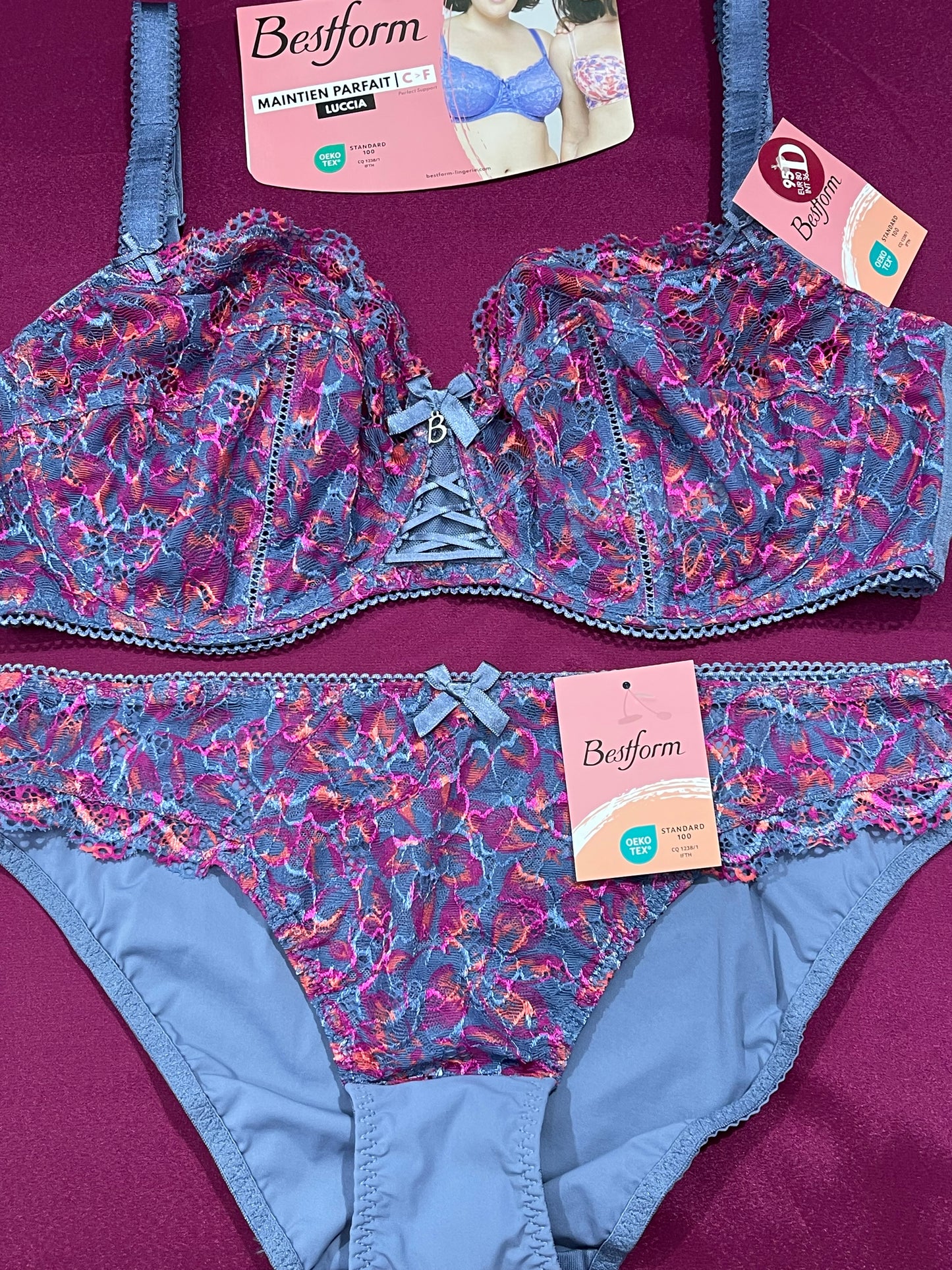 ENSEMBLE LUCCIA 9B0 bleu