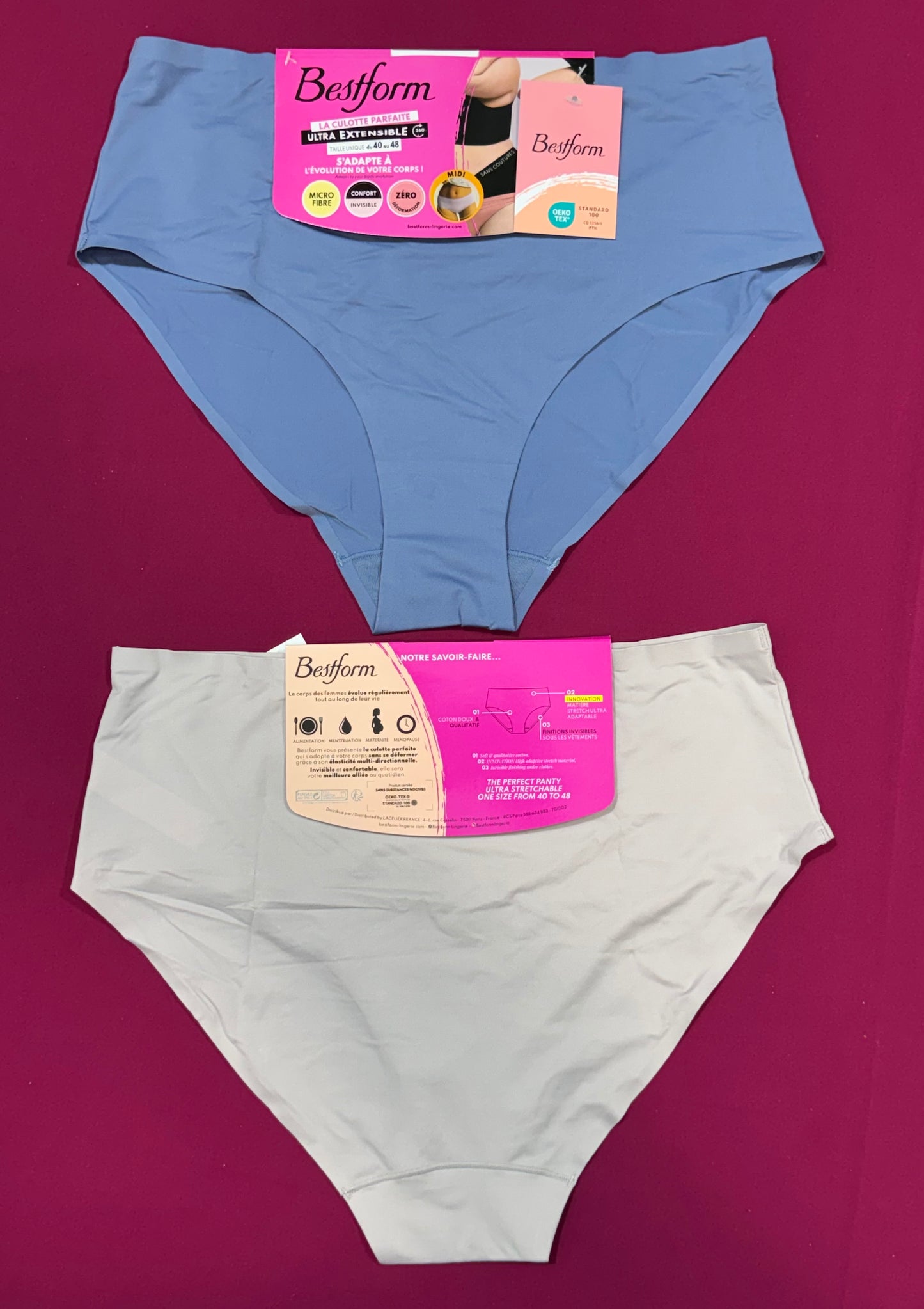 Pack culotte microfibre invisible Bestform