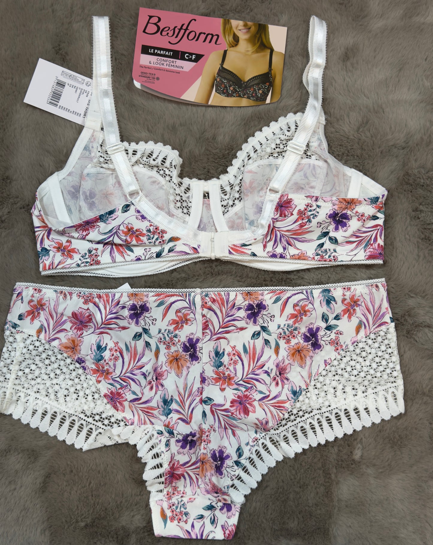 Ensemble Bestform à fleurs