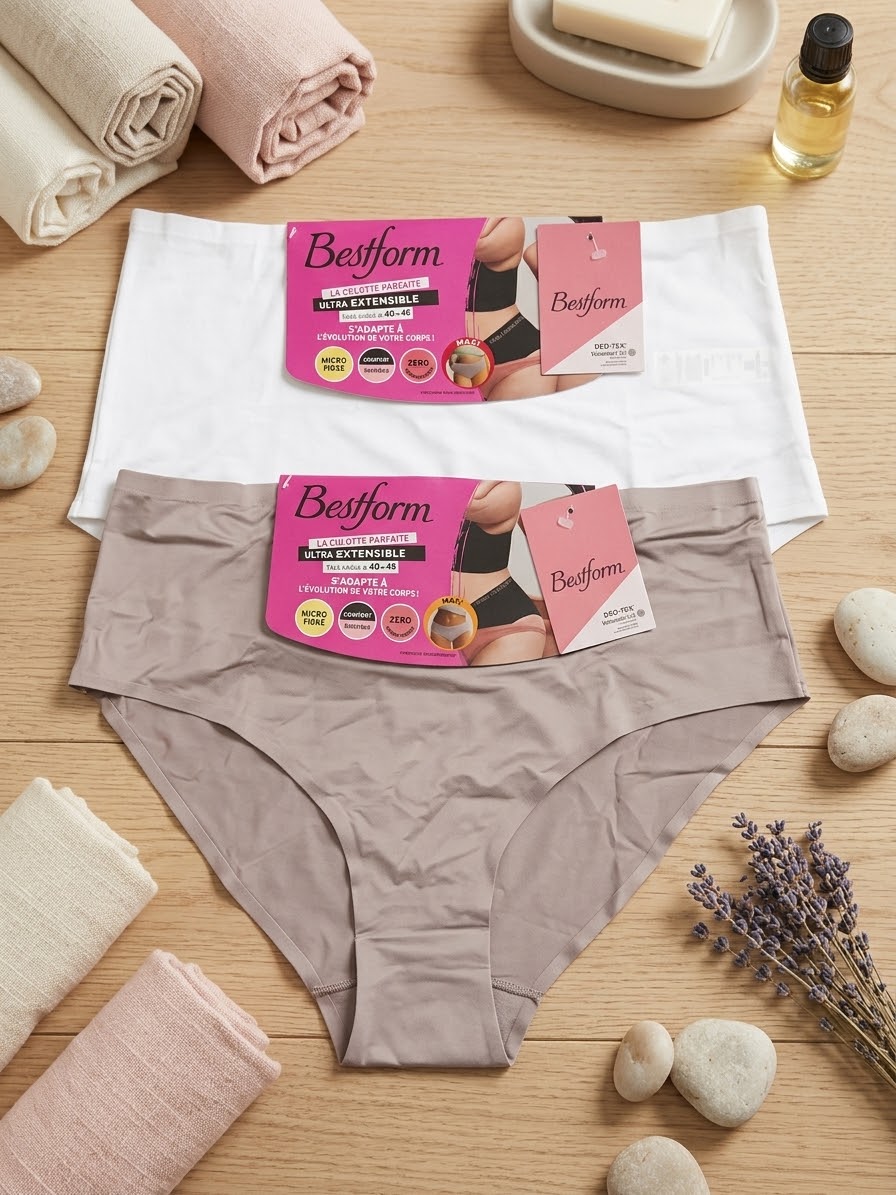 Pack culotte microfibre invisible Bestform🇫🇷