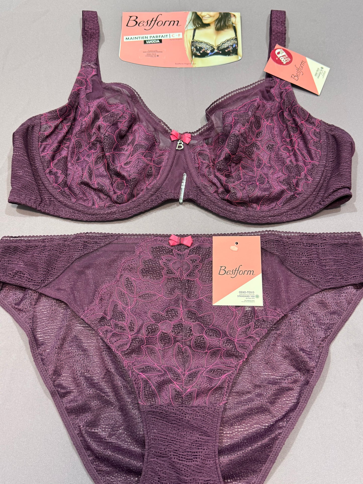 Ensemble Bestform aubergines 🇫🇷