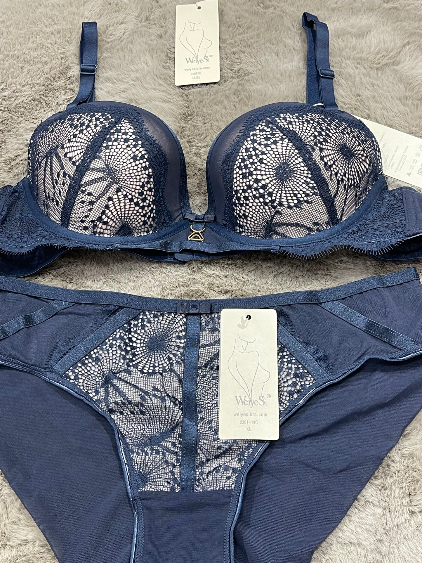 Ensemble WEIYESI bleu marine