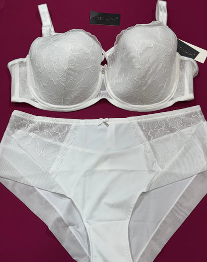 Ensemble sea Luna blanc éponge léger