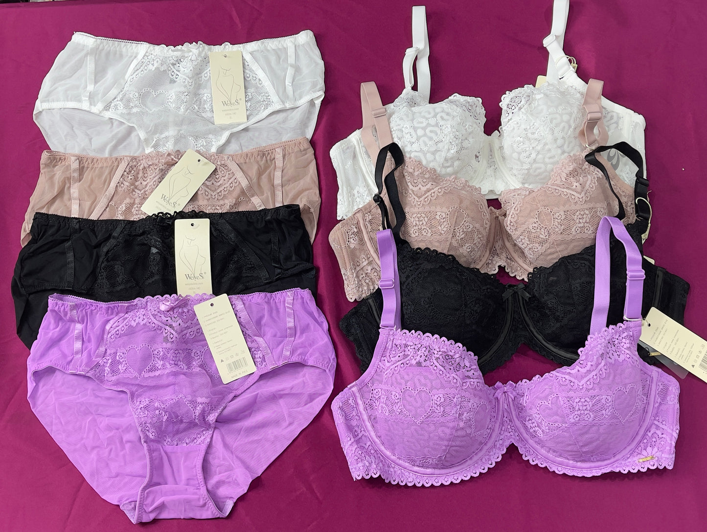 Ensemble WEIYESI à cœur ❤️