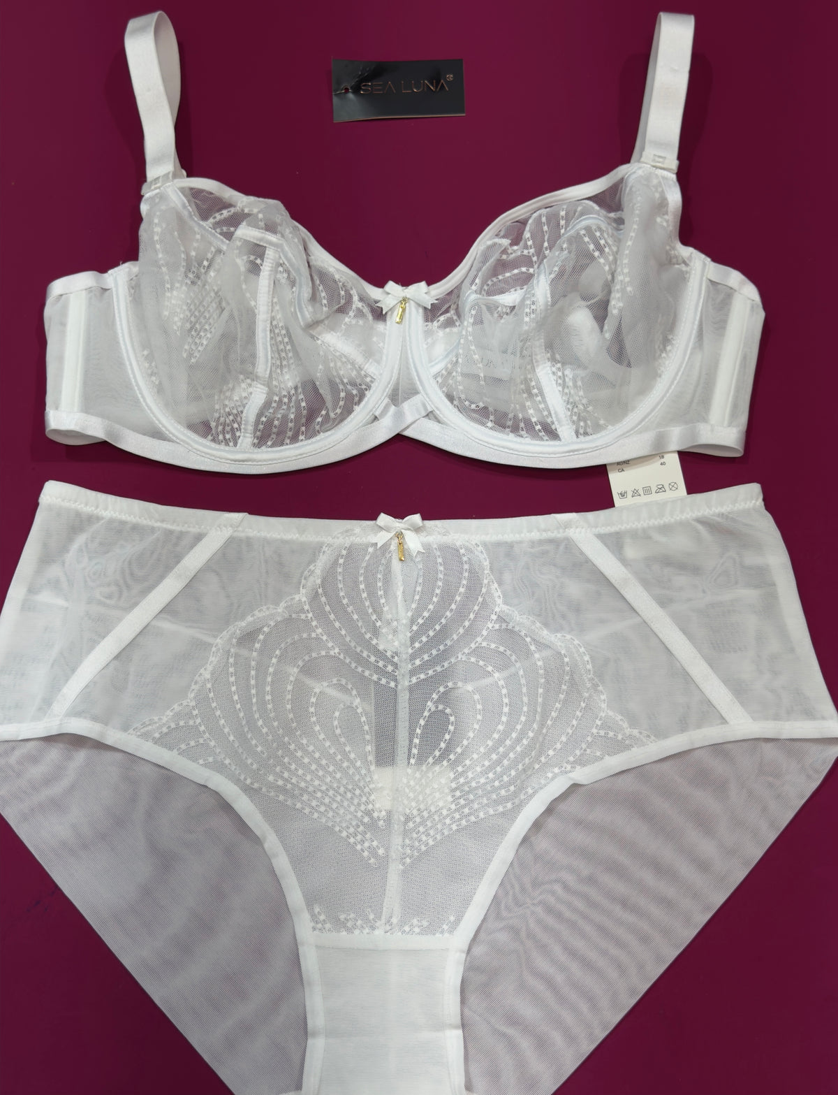 Ensemble SEA LUNA blanc