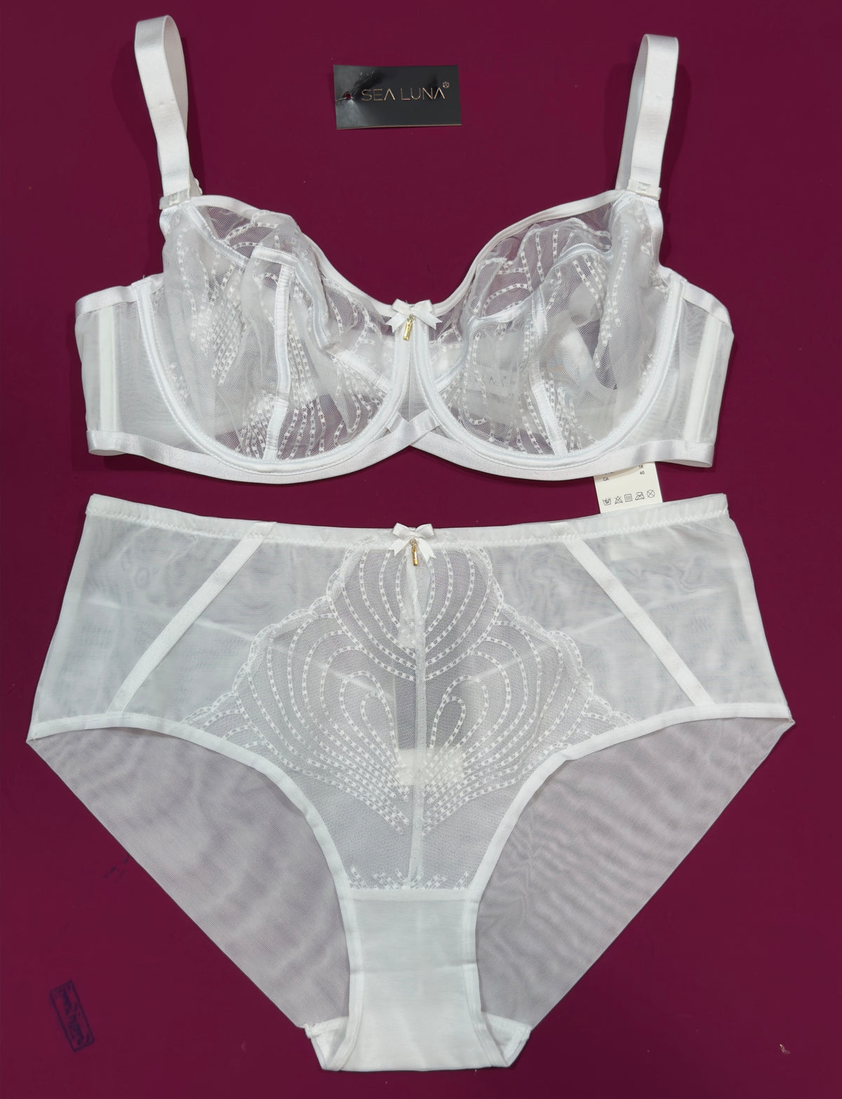 Ensemble SEA LUNA blanc
