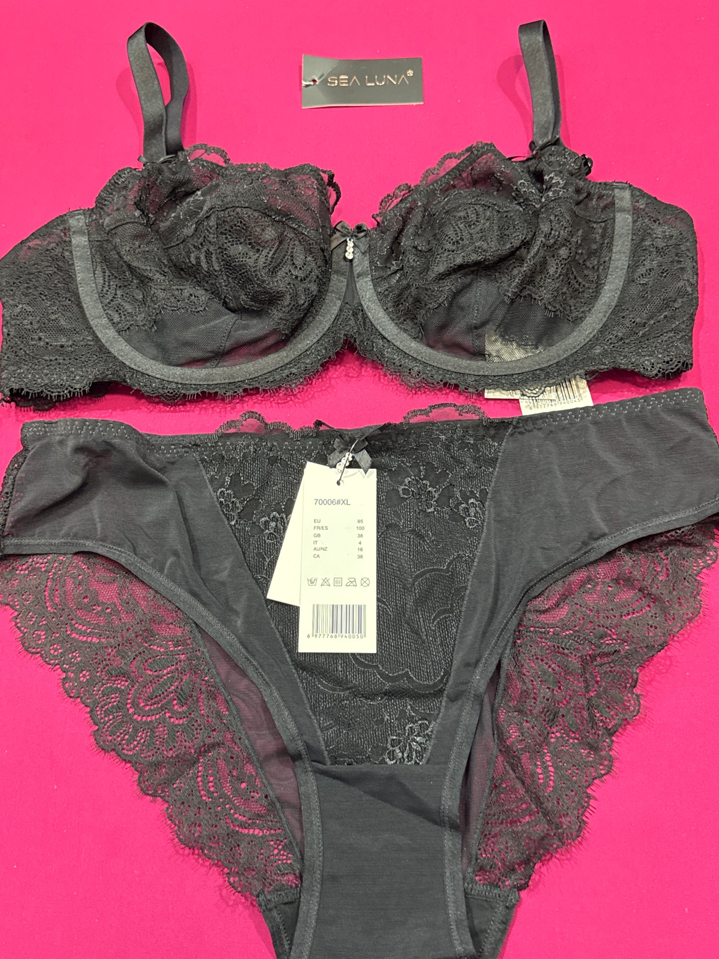 Ensemble sea Luna dentelle raffinée