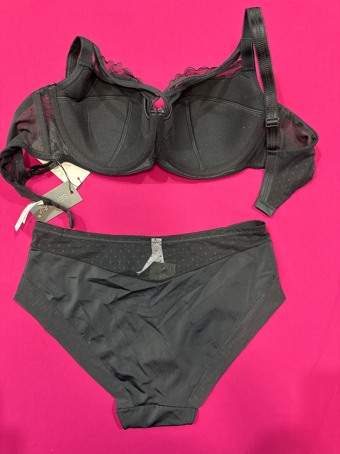 Ensemble SEA Luna noir éponge léger
