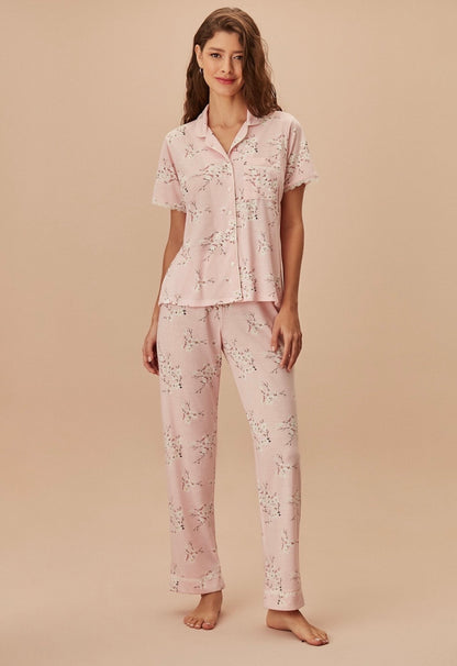 🇹🇷Jolie Pyjama SUWEN rose à fleurs 🌸