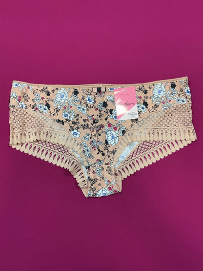 Culotte Bestform beige à fleurs
