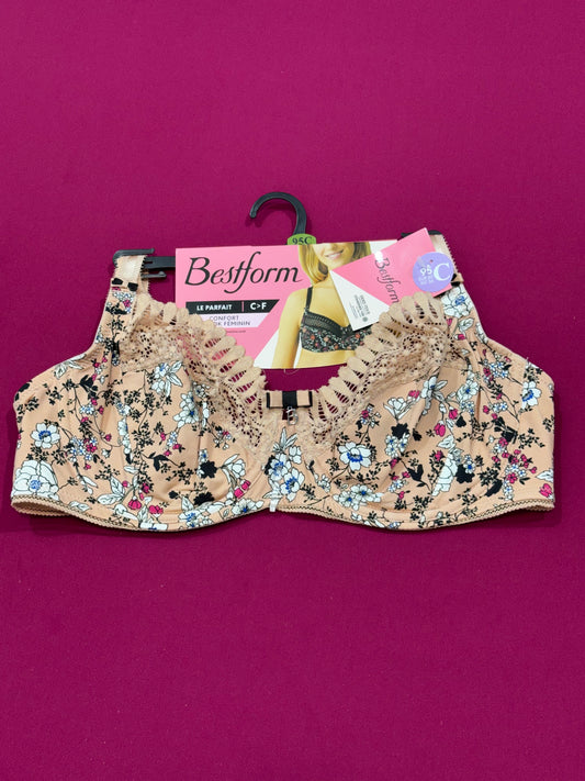 Soutien Bestform beige à fleur