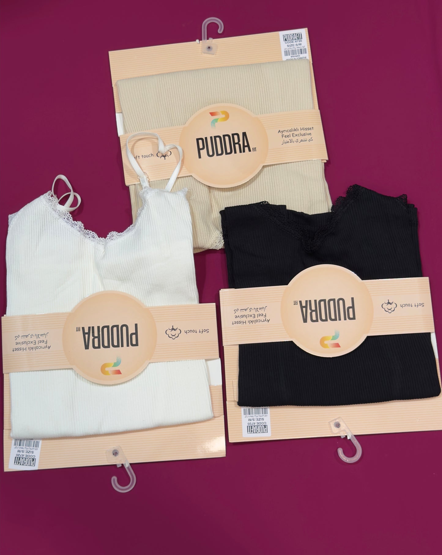 Pack 3 bustier haute gamme