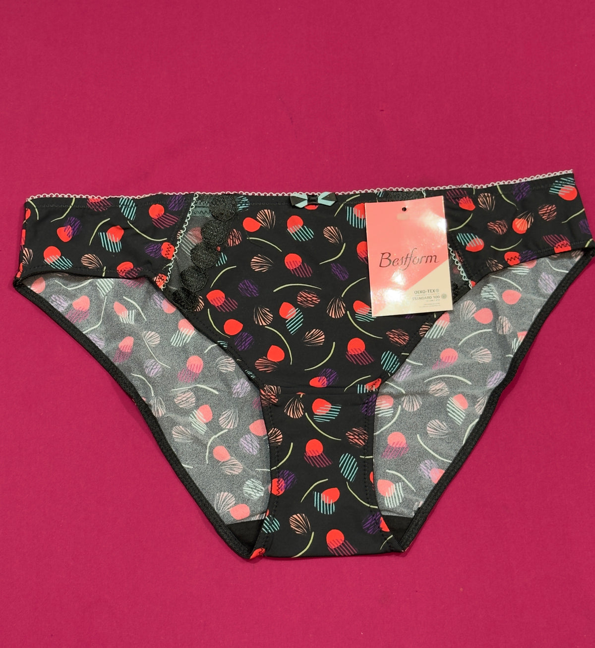 Culotte Bestform noir imprimer