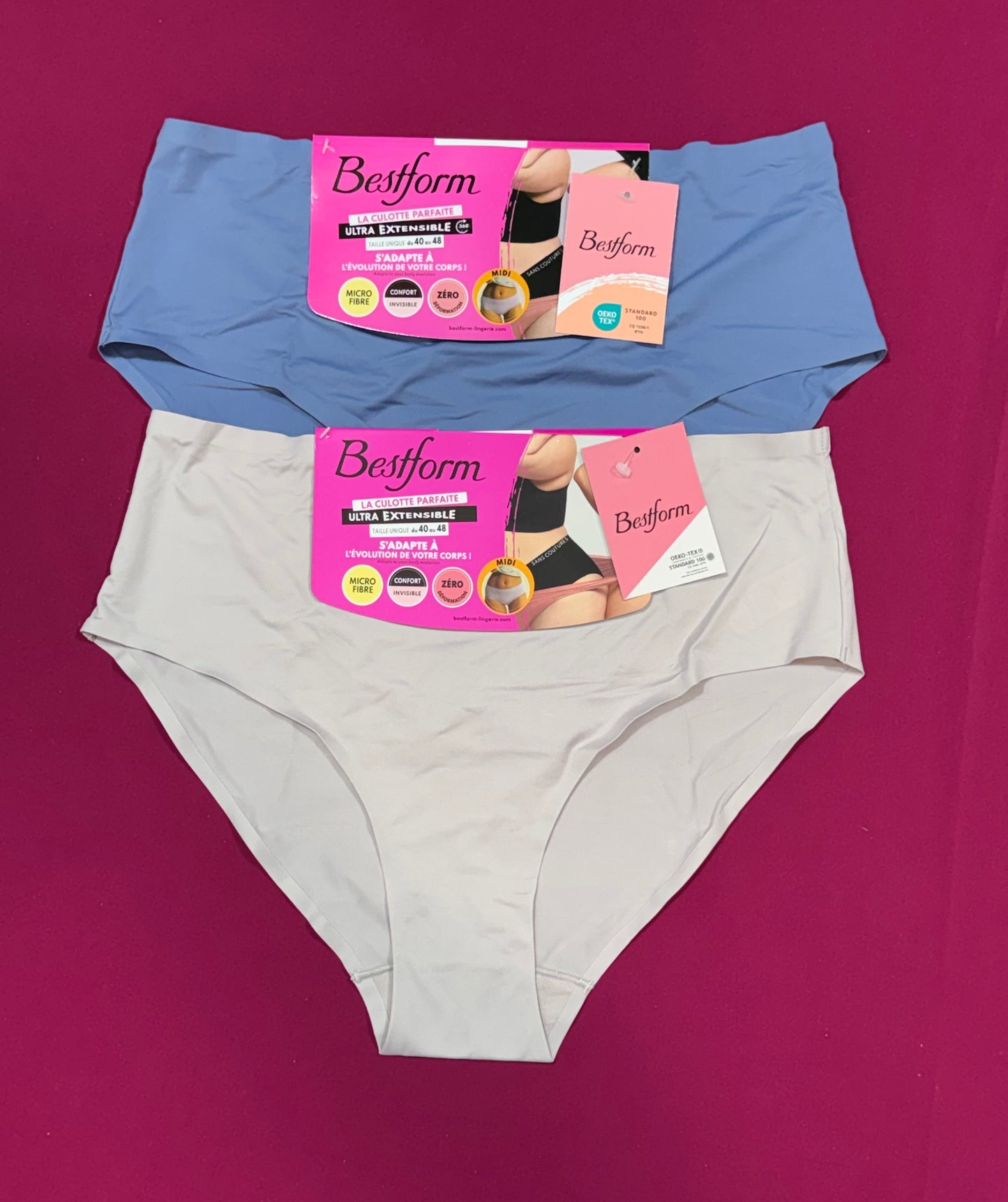 Pack culotte microfibre invisible Bestform
