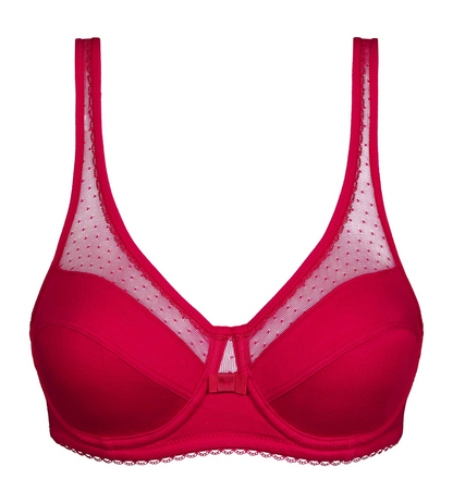 Magnifique Dim coton bio rouge 🍒