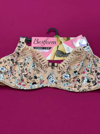 Soutien Bestform beige à fleur
