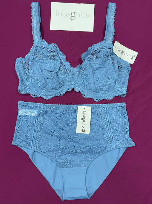 Ensemble Incognito bleu ciel