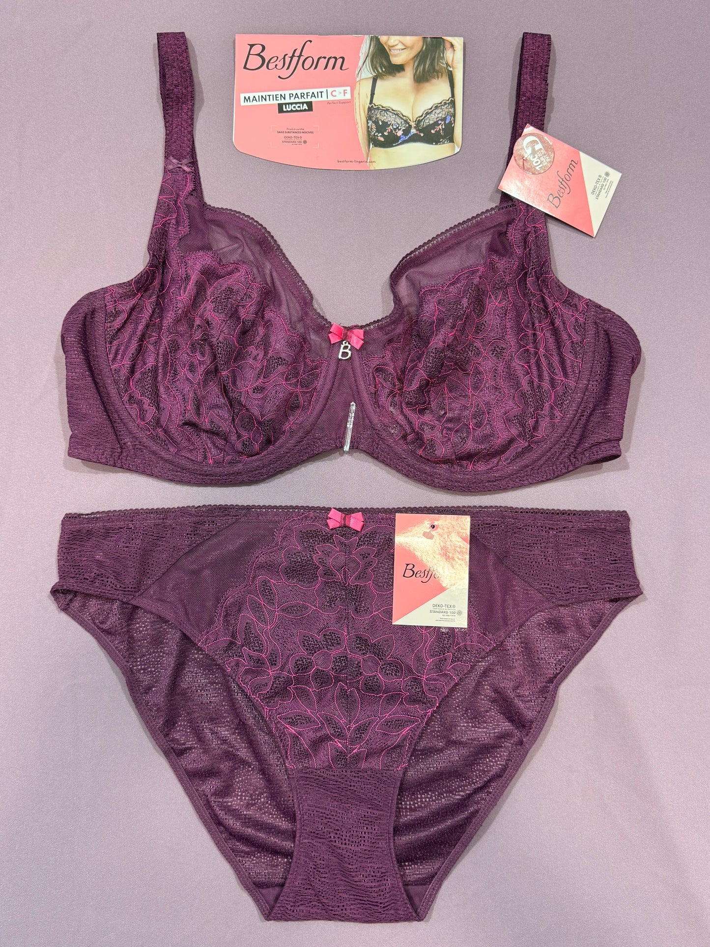 Ensemble Bestform aubergines 🇫🇷