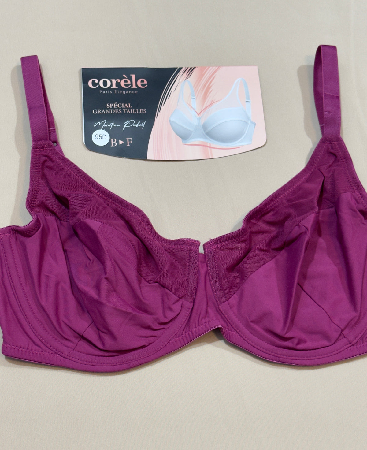 🇫🇷CORÉLE Microfibre Bordeaux rosé