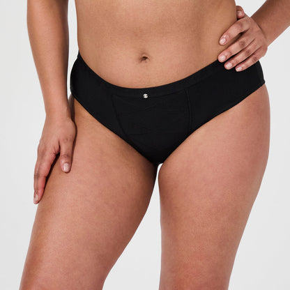 Culotte ventre plat noir Just micro Bestform