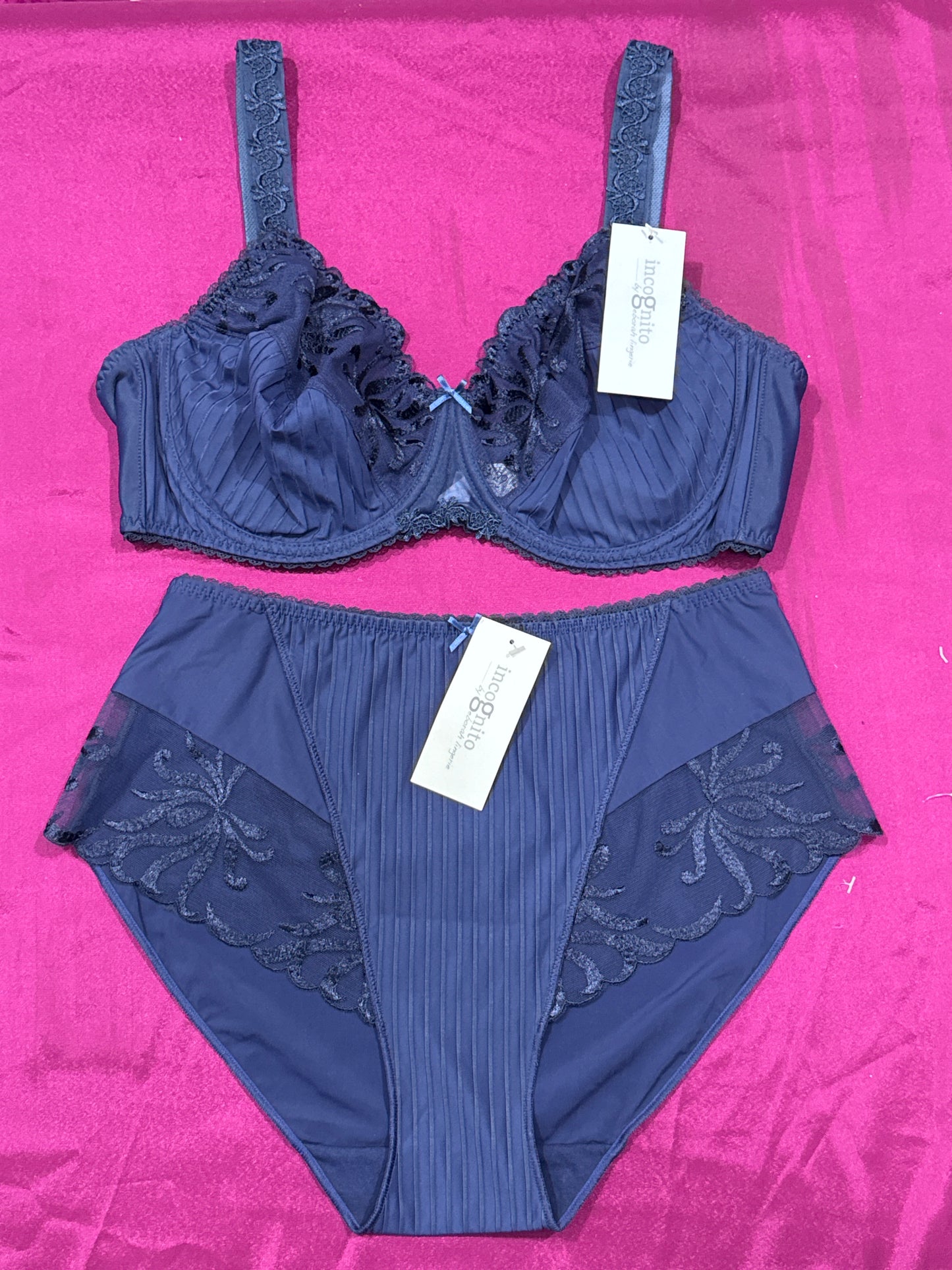 Ensemble incognito 2326 bleu nuit