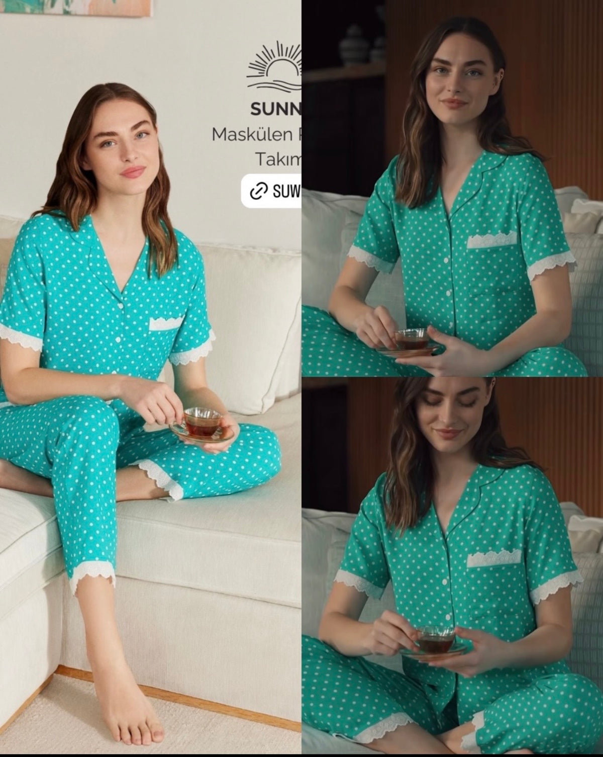😍Magnifique pyjama SUWEN 🇹🇷