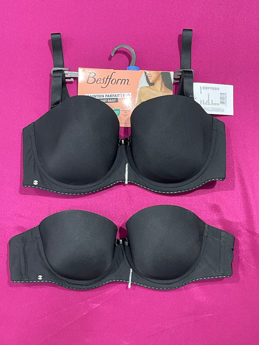 Soutien-gorge bustier brettelle détachable