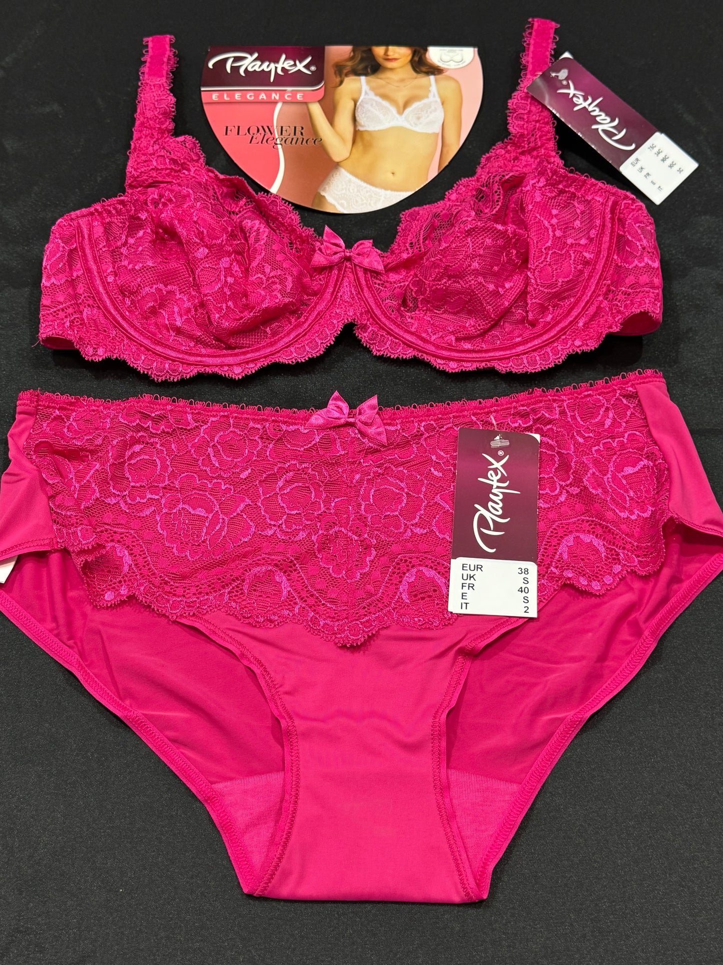 Ensemble playtex rose fushia