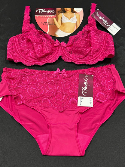 Ensemble playtex rose fushia