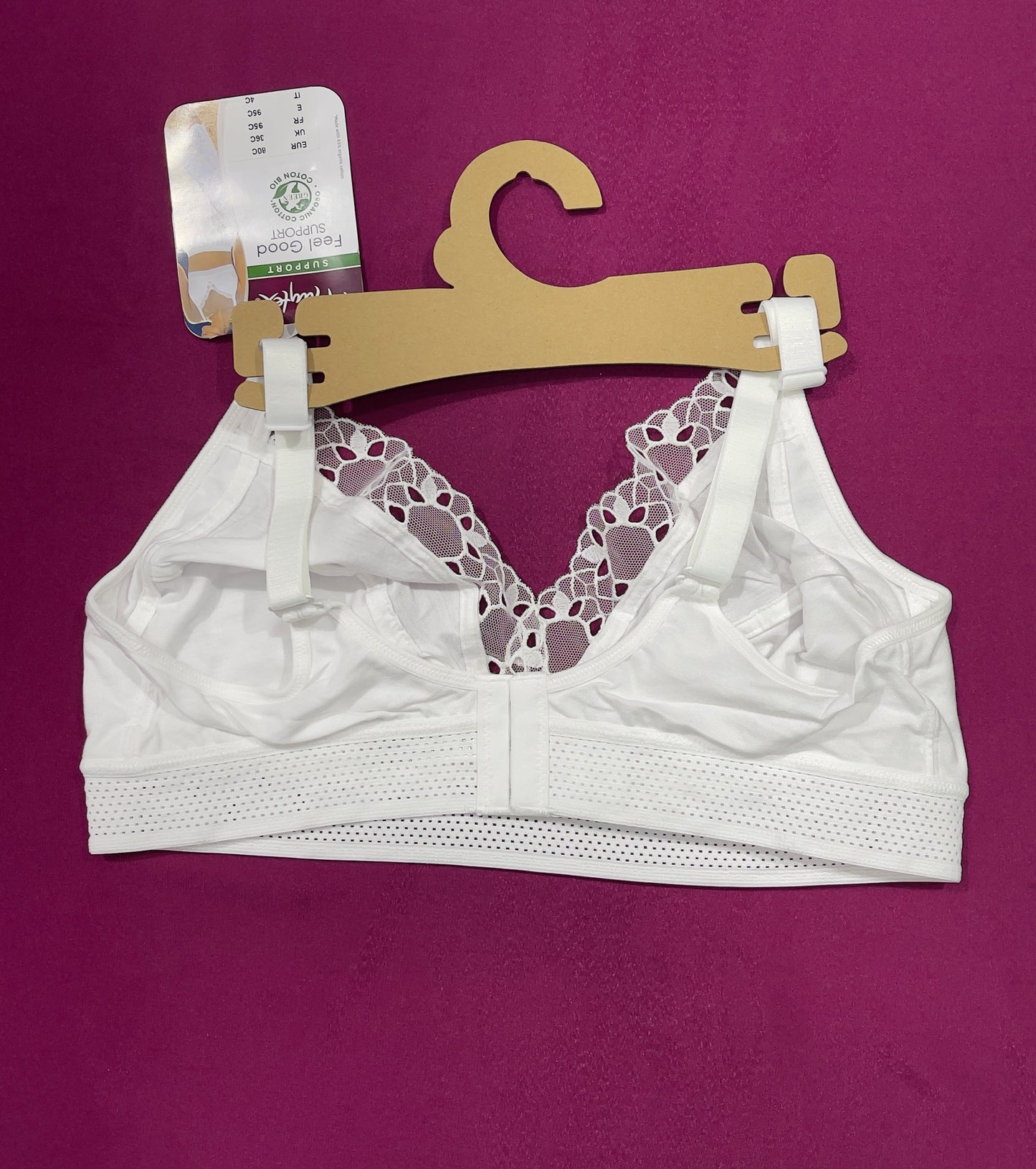 Playtex feel good support 65% coton