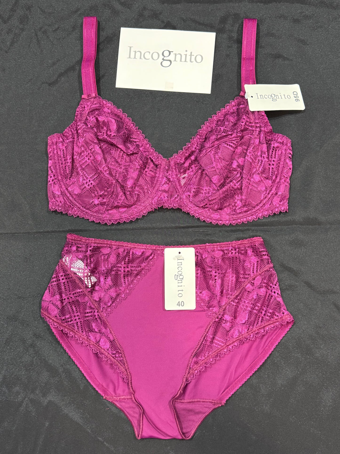 Ensemble incognito framboise 🍇