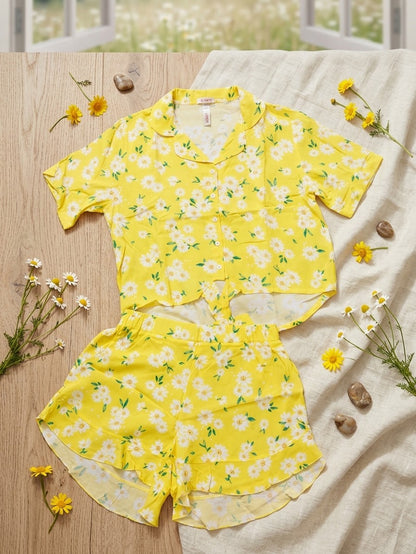 🇹🇷Ensemble SUWEN à fleurs viscose 🍋