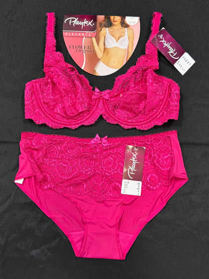 Ensemble playtex rose fushia