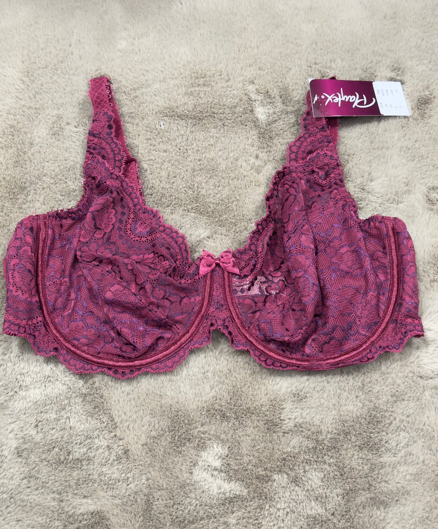 Playtex flower élégance bordeaux