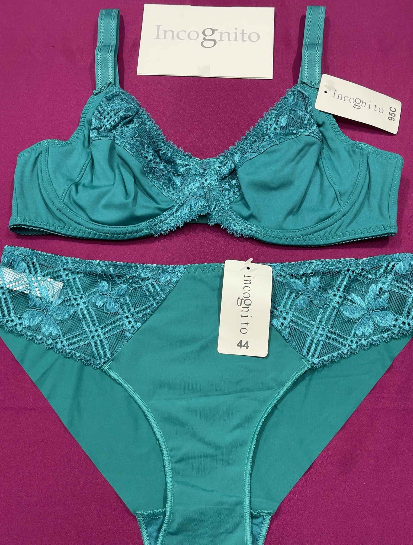 Ensemble incognito turquoise