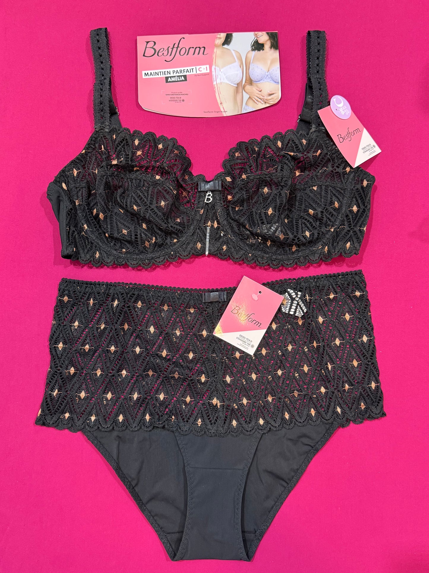 Ensemble Bestform Amélia noir 🖤