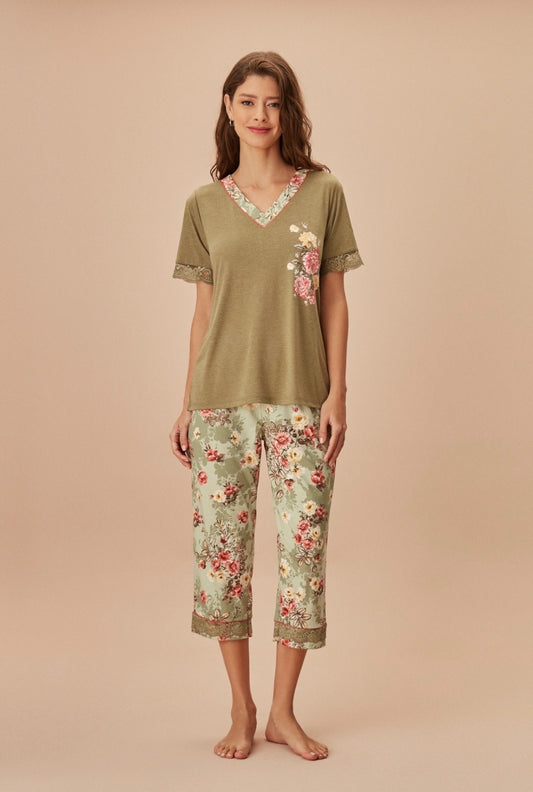 🇹🇷Pyjama pantacourts Suwen coton 💯