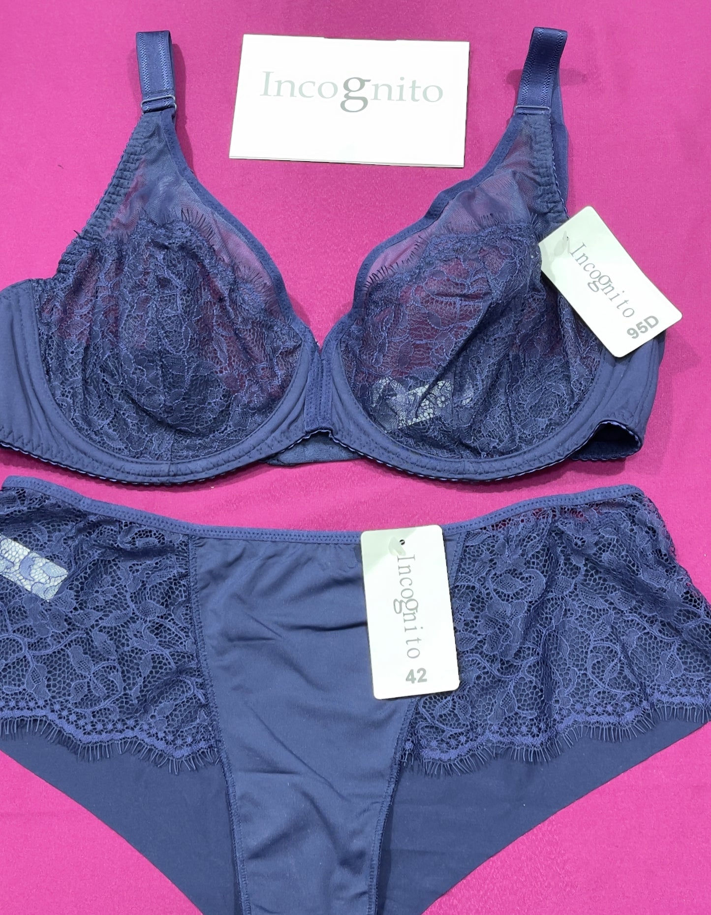 Ensemble incognito bleu nuit