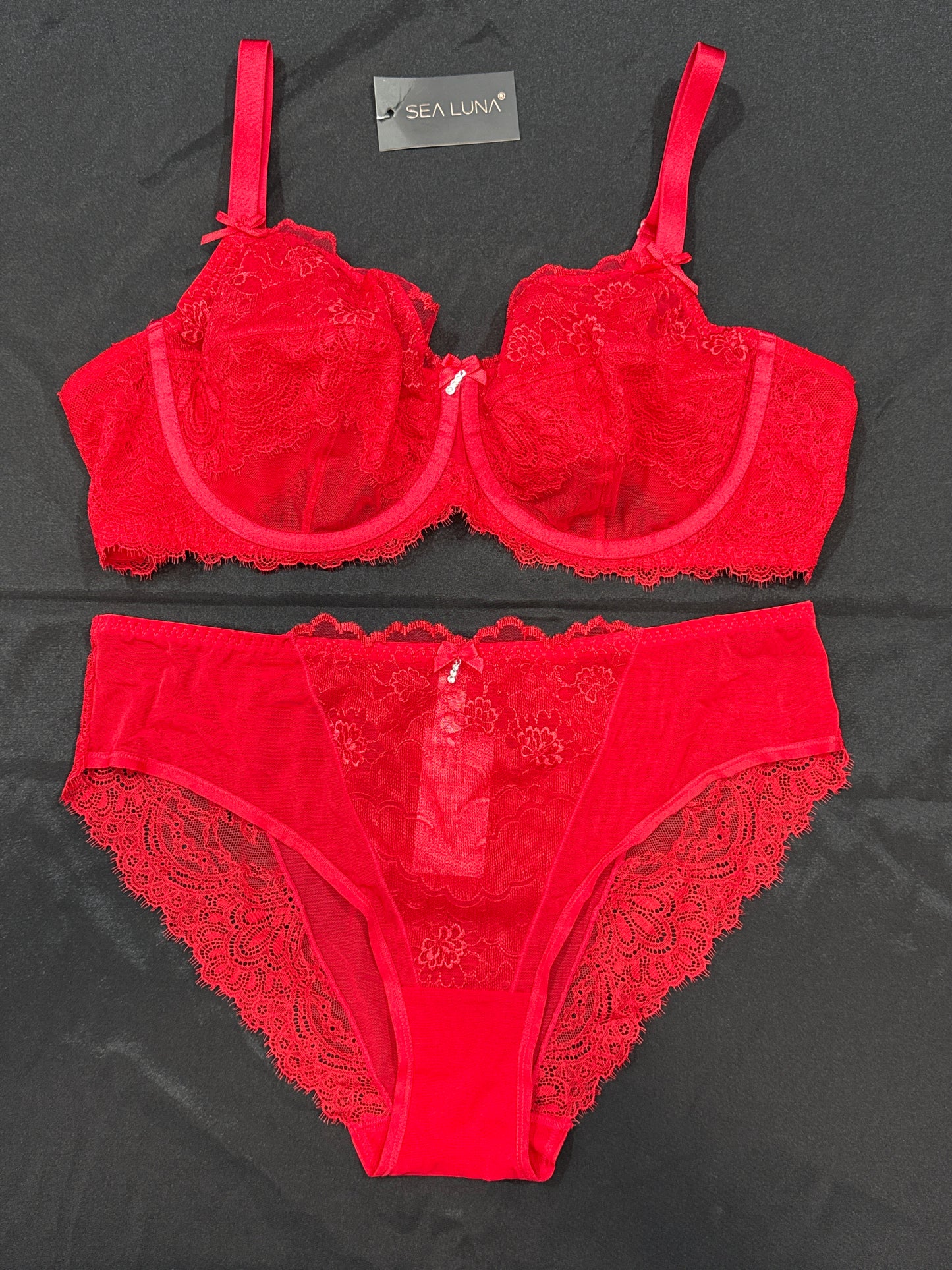 Ensemble sea Luna rouge ❤️