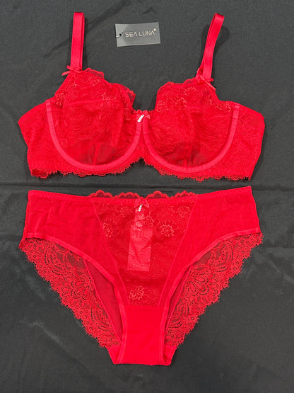 Ensemble sea Luna rouge ❤️