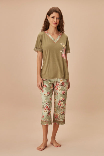 🇹🇷Pyjama pantacourts Suwen coton 💯
