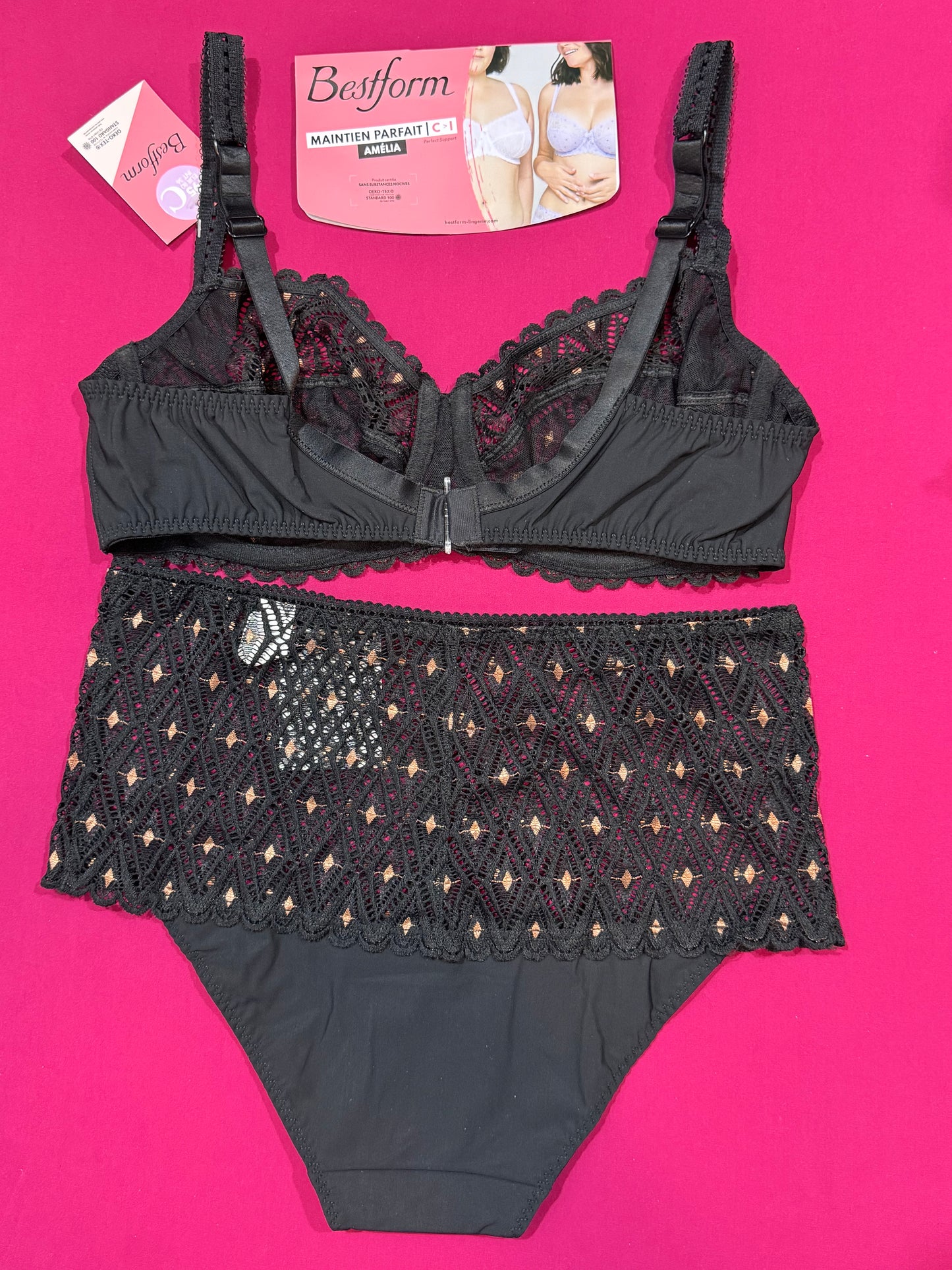 Ensemble Bestform Amélia noir 🖤