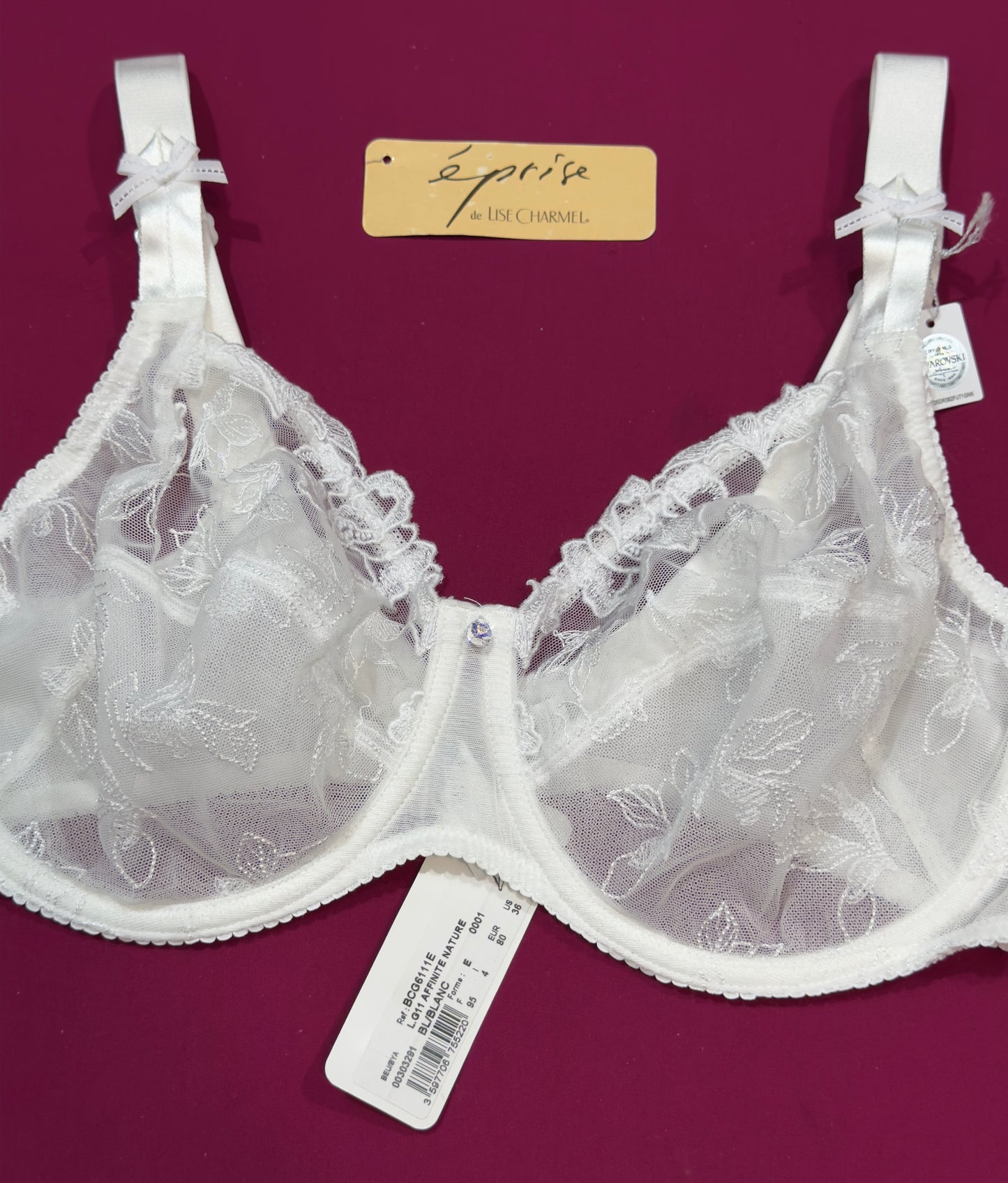 🇫🇷Lise charmel éprise blanc Nature 🤍