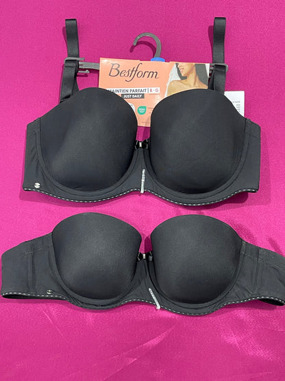 Soutien-gorge bustier brettelle détachable