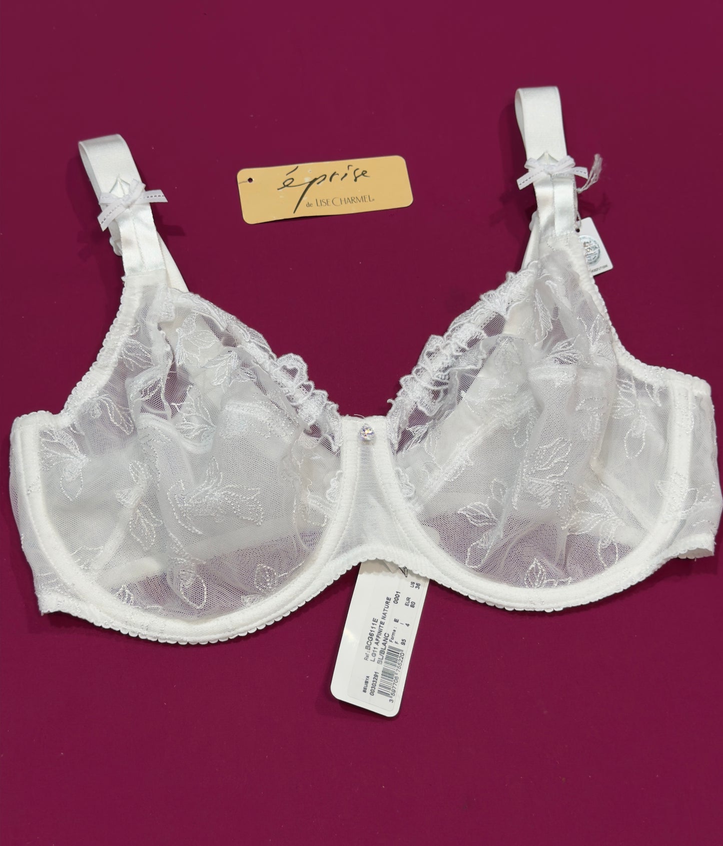 🇫🇷Lise charmel éprise blanc Nature 🤍