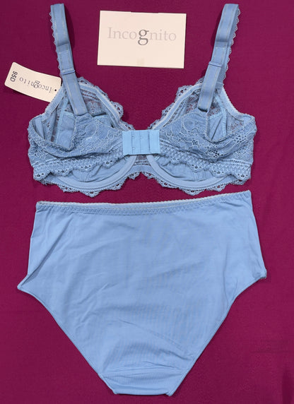 Ensemble Incognito bleu ciel